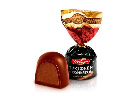 Трюфели шоколадные с коньяком конфеты трюфель бабаевский классический